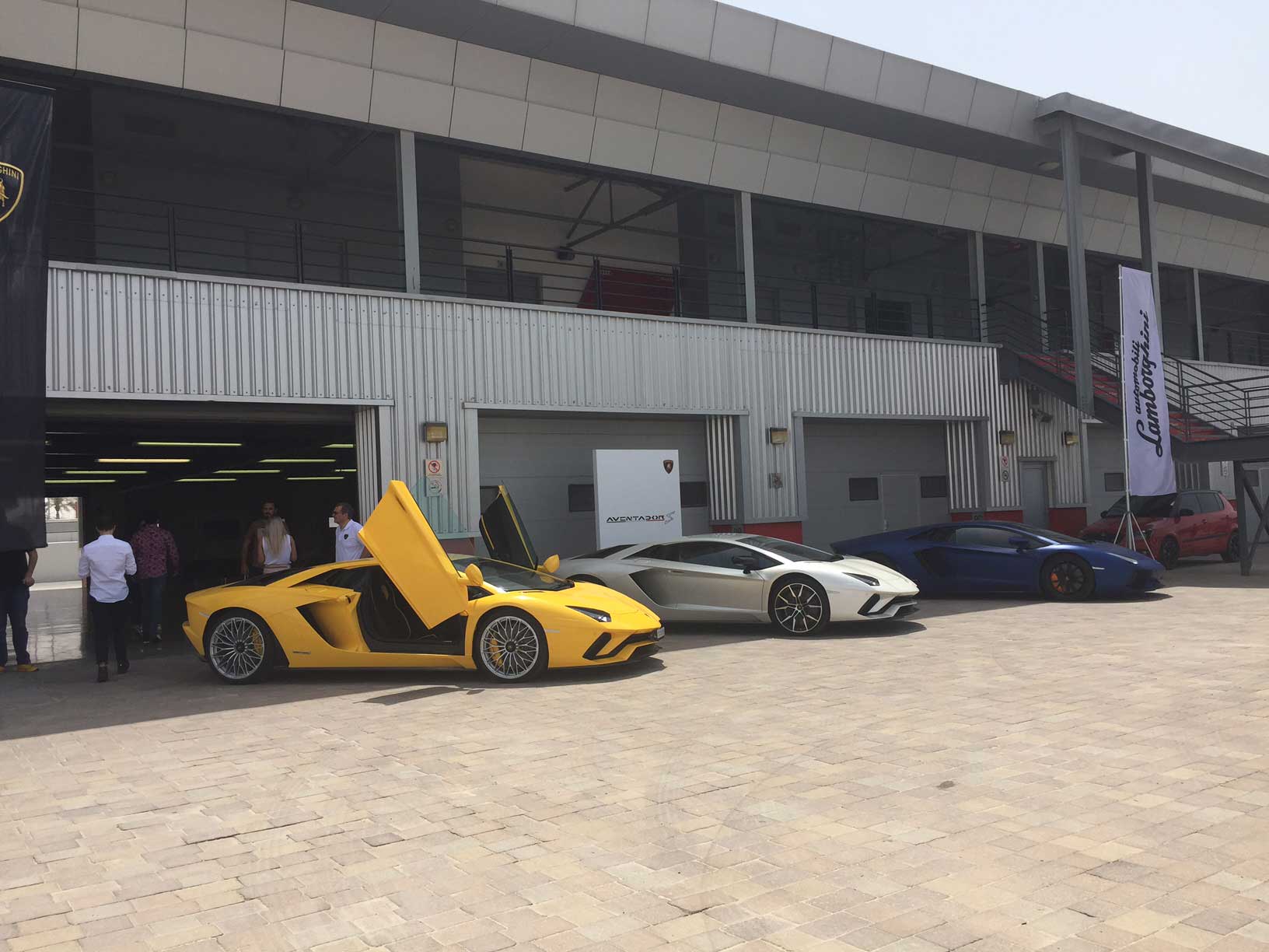 Aventador track day